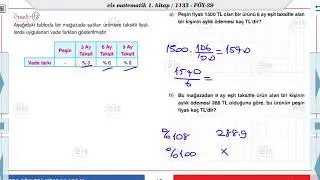 Matematik 1 - Bilinçli Tüketici Aritmetiği 📏