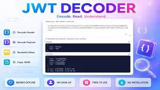 JWT Decoder — Decode JSON Web Token Header & Payload (Free Tool)