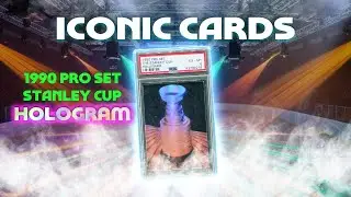 Знаменитые хоккейные карточки | 1990-91 Pro Set Hockey Голографическая карточка STANLEY CUP