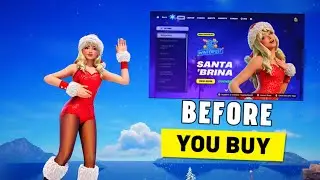 SANTA 'BRINA SKIN & MANCHILD EMOTE GAMEPLAY | SABRINA CARPENTER x FORTNITE (Before You Buy)