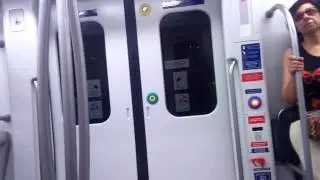 Athens metro ride from agia marina to eleonas station