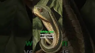 Here's how you can identify a venomous snake! #science #snake