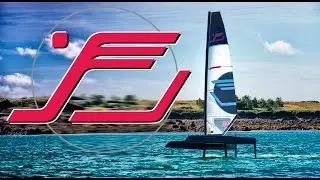iFLY15 first flight // 2016, Brittany, France // Hydrofoil catamaran // FlySafe&reg; active foil control