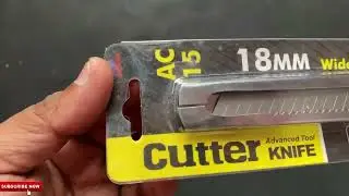 18mm Steel Cutter Knife Full Review 🔪 | Best Utility Knife for DIY & Craft Work