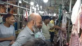 Mutton Market | Live Muslim Bazar Goats Meat Processing in Dhaka Bangladesh