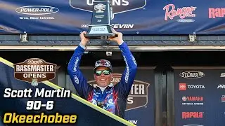 Scott Martin wins 2024 Bassmaster Open at Lake Okeechobee with 90 pounds, 6 ounces