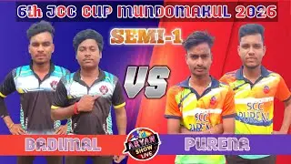 LIVE🛑SEMI FINAL-1:🏆:MUNDOMAHUL:6th JCC CRICKET CUP #aryanshow