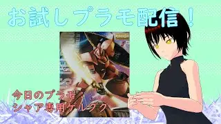 【プラモ配信】お試しにプラモ配信してみる！【伊吹空】