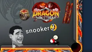 DRAGON WIN STREAK FREE CUE AND RING - SNOOKER 🤣 8 BALL POOL !!