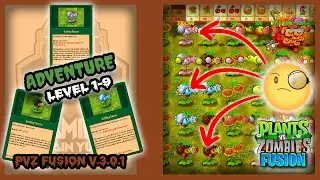 PVZ Fusion v.3.0.1 - Adventure Level 1-9 || MAIN YUK GAMING TUTORIAL