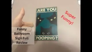 3 Cats Funny Bathroom Sign Review - Watch Before Buying!