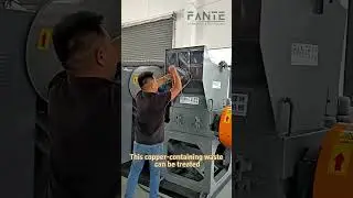 500KG/H Heavy-Duty Copper Wire Granulating Machine#copper #cable #machine #recycling
