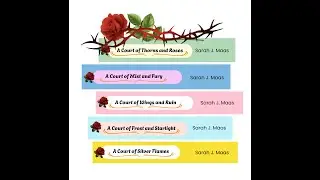 ✨ Free ACOTAR Book Stack Design | High-Resolution PNG & JPEG ✨