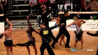 Andrey Zaitsev - Anna Kuzminskaya, GOC Stuttgart 2012, WDSF Grand Slam latin, 4. round - samba