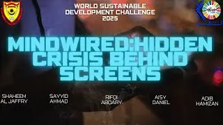 WSDG 2025|MINDWIRED:HIDDEN CRISIS BEHIND SCREENS|INFOGRAPHIC LEARNING|SDG 3,SDG 4,SDG 12|