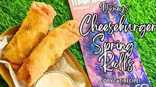 Disney's Cheeseburger Spring Rolls Copycat RECIPE | The Must Have Secret Sauce for Dipping!