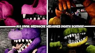 [BLENDER FNAF] ALL UNWITHERED MEDIOCRE MELODIES DEATH SCENE!!