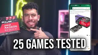 RX 6650 XT VS 25 GAMES - BENCHMARKS (RYZEN 5 5600)