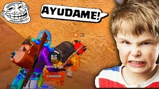 NIÑO DE 9 AÑOS SE ENOJA JUGANDO PUBG MOBILE!! - SQUAD RANDOM con MOMENTOS GRACIOSOS