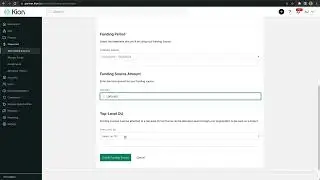 Creating a Funding Source