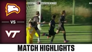 Winthrop vs. Virginia Tech Match Highlights | 2025 ACC Men's Soccer