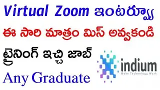 Indium Software Hiring | Virtual Zoom Interviews | Immediate Joiners Preferred