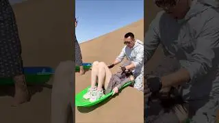 Desert Adventure Gone Wild! 🏜️🔥 Sandboarding Like Never Before! 🏂✨