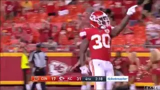 Breaking tackles, Chiefs RB Josh Caldwell picks up 47!