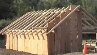 Building a Native American Plank House