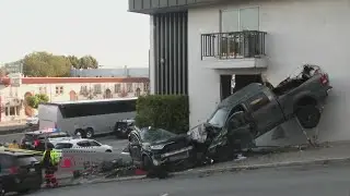 New video shows moment before truck slams into occupied SF hotel room
