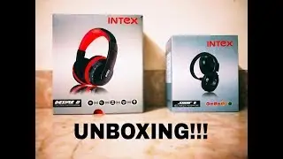 Unboxing of Intex JOGGER B and DESIRE B headphones