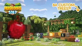 84 Trees?! My HUGE Fall Orchard Build! (Neighbors SMP #10)