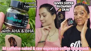 m caffeine coffee face mask || mcaffeine naked & raw espresso coffee mask