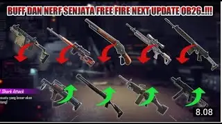 BUFF & NERF SENJATA DI FREE FIRE 2021