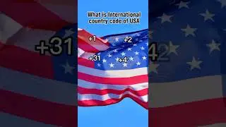 International country code of USA #mcq #test #usa