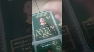springboks rugby cards