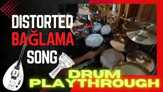 Song With Distorted Bağlama and Darbuka Drum Playthrough Energic Turkish Instrumental Music