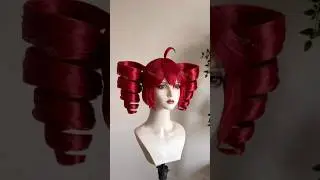 Kasane Teto &bull; Utau (Part 1) #wigstyling #cosplay #wigmaking #tutorial #teto #wig #kasaneteto #utau