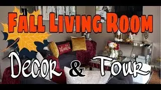 GLAM FALL LIVING ROOM TOUR|| **LESS THAN $100**