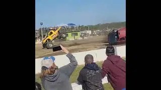 Diesel Dave Mega Truck Crash - Muddy Motorsports Park 4/23/22