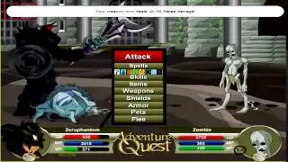 Adventure Quest - Beast of Hostilities War Showcase and Compilation! Zeruphantom is BACK.