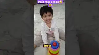 stacking rings toy play 😇#short #youtubeshorts #shortsfeed #kids #toys #rings #viralshort