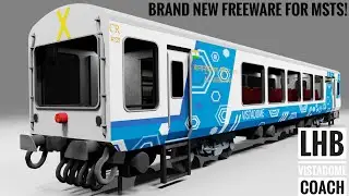 Brand New Freeware LHB Vistadome Coach for MSTS/OR! | Realistic Model and Textures! | TRG2021
