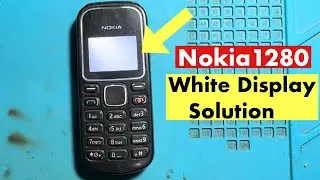 Nokia 1280 white Display solution | Nokia 1280 white lcd Sacreen solution/All Nokia phones white lcd