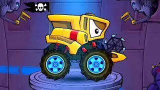 КРАСНАЯ МАШИНКА и ХИЩНЫЕ МАШИНЫ #8 КОМБАЙН! Мультик по игре Car Eats Car 4 МУЛЬТИПЛЕЕР