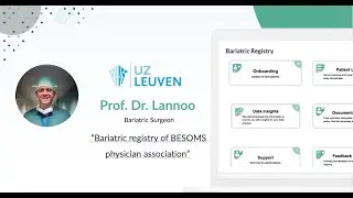 Professor Lannoo, on the Bariatric Registry of BESOMS physician association