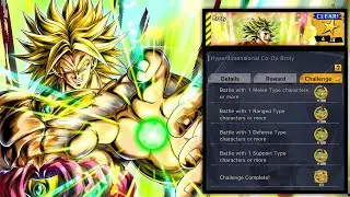 HOW TO CLEAR ALL THE CHALLENGES FOR NEW BROLY CO OP STAGE ( Dragon Ball Legends )