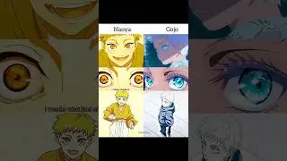 Same eyes&hellip; different destiny 👀✨Naoya vs Gojo &mdash; talent vs infinity