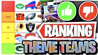RANKING ALL 32 NFL THEME TEAMS IN MADDEN 21!! TIER RANKING + LINEUP ANALYSIS FOR EACH TEAM!!