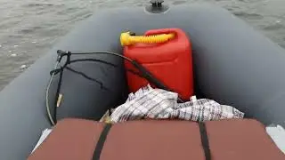 Аквамастер 300 тр и плм Sea Pro 2.6. Замеряем скорость. Нагрузка около 170 кг.